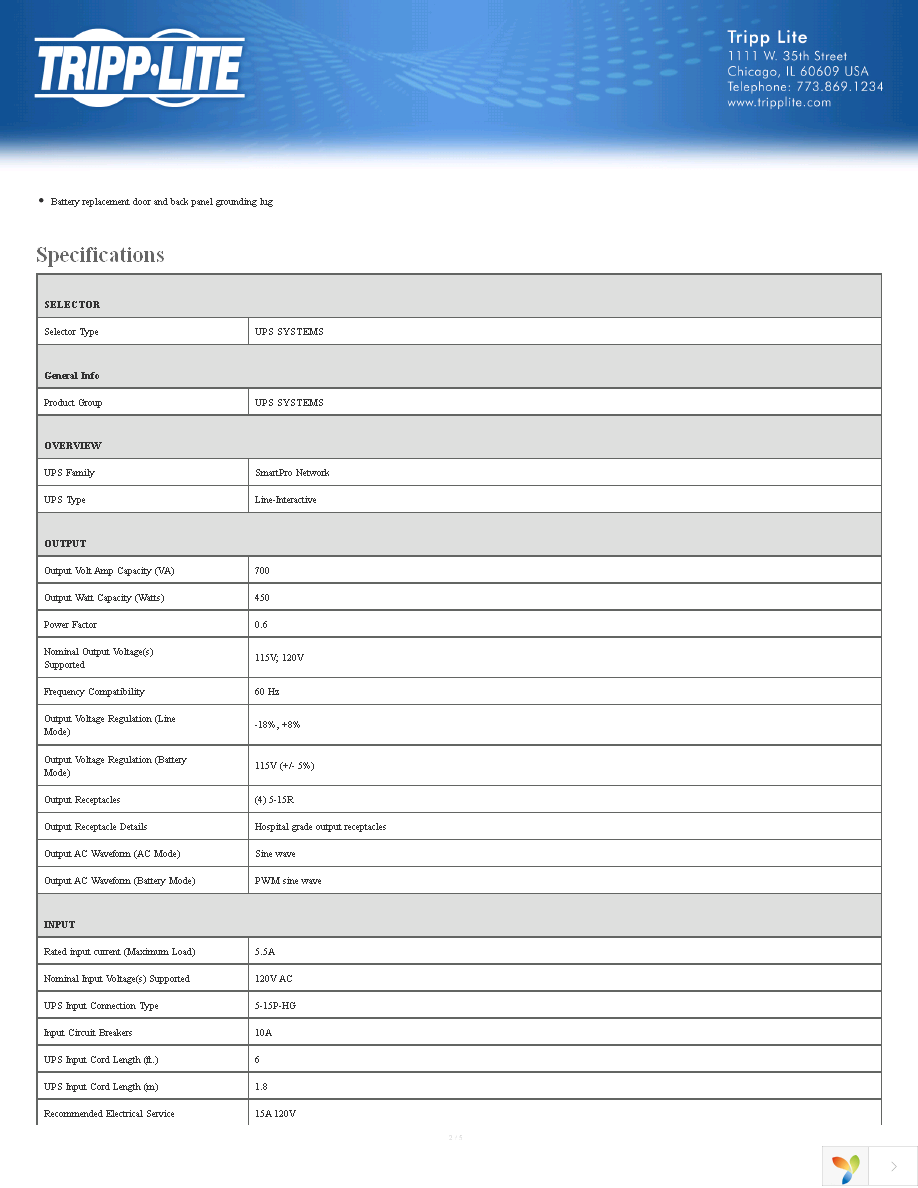 SMART 700HG Page 2